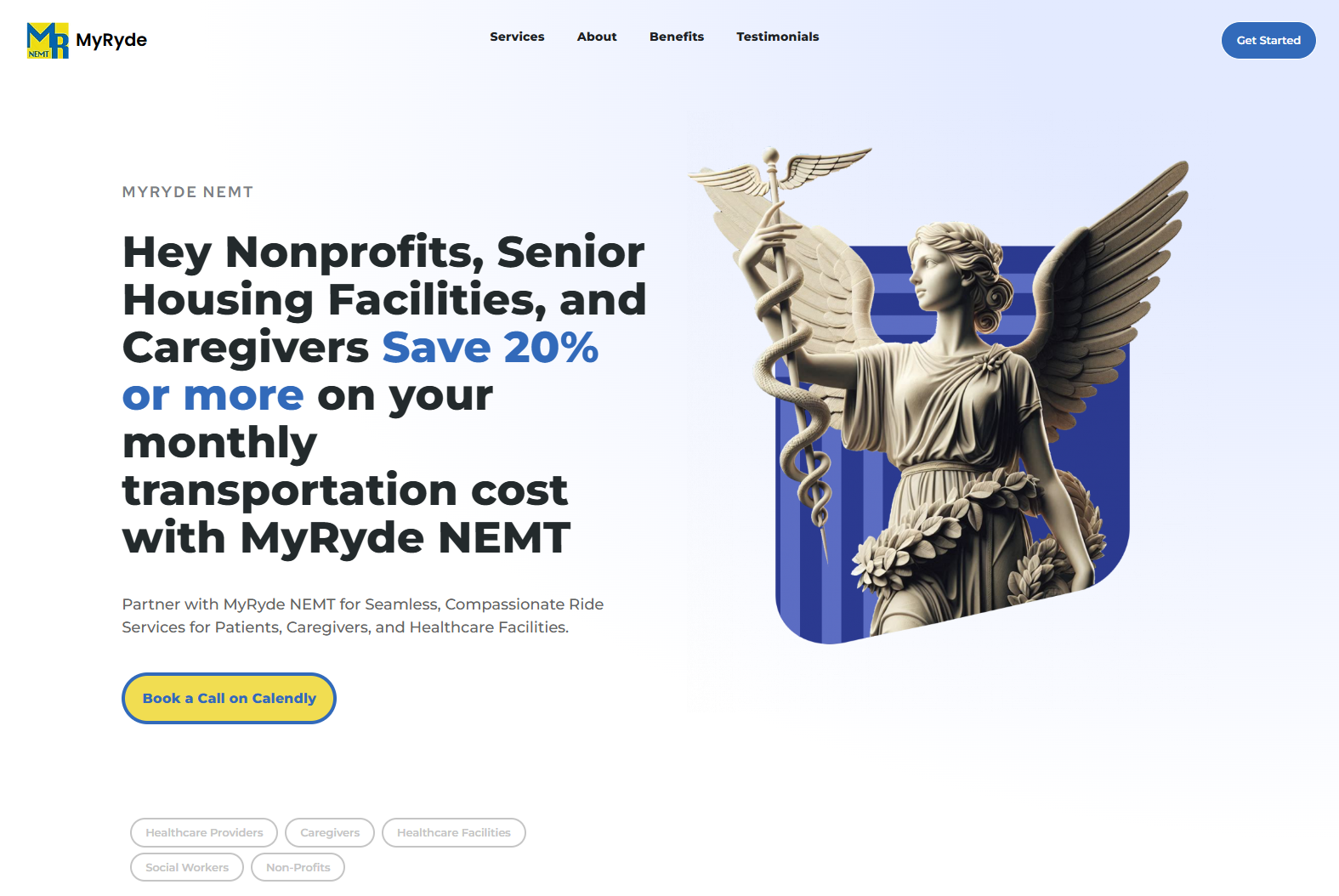 MyRyde Website Screenshot